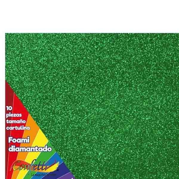 FOAMY DIAMANTADO 55X43CM. VDE BANDERA VDE BOTELLA E.10 C.300